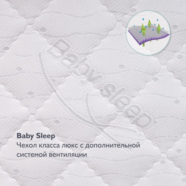 Матрац детский "EcoFlex Cotton" 120х60 см.