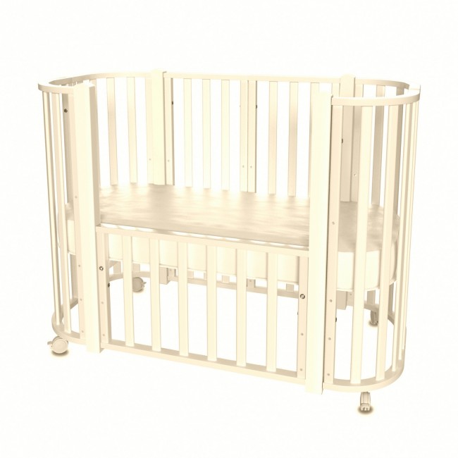 Кроватка MALIKA VERONA 4 в 1 слоновая кость, стойки слоновая кость Кроватка MALIKA VERONA 4 в 1 слоновая кость, стойки слоновая кость