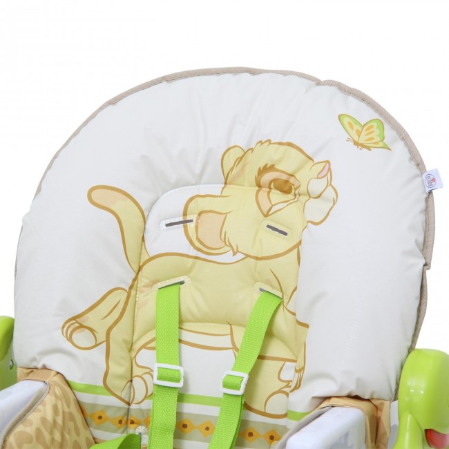 Стульчик для кормления Polini kids Disney baby 470 Король лев, зеленый Стульчик для кормления Polini kids Disney baby 470 Король лев, зеленый